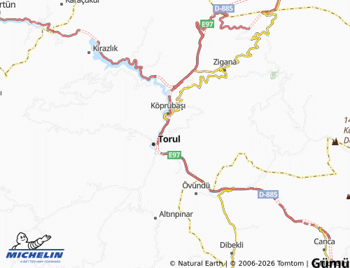 MICHELIN Tufaniye map - ViaMichelin
