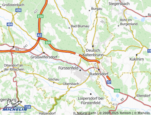 MICHELIN Speltenbach map - ViaMichelin