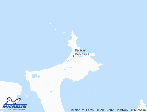 MICHELIN Karikari Peninsula map - ViaMichelin