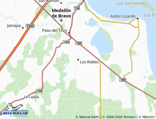 MICHELIN-Landkarte Los Robles - ViaMichelin