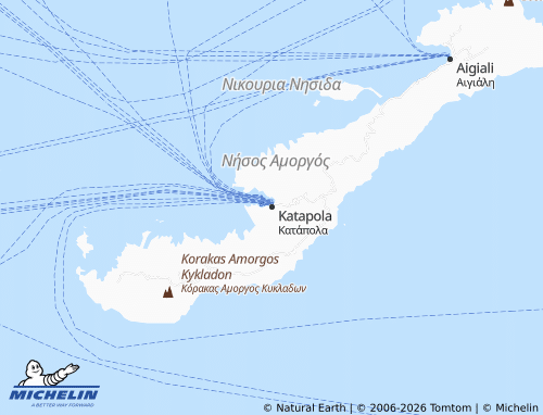 Carte MICHELIN Katapola - ViaMichelin
