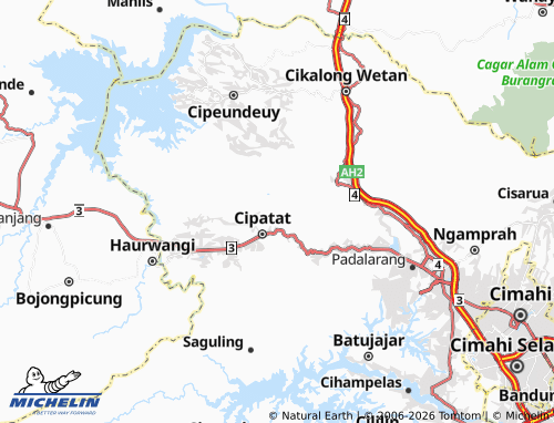 MICHELIN Kertamukti map - ViaMichelin
