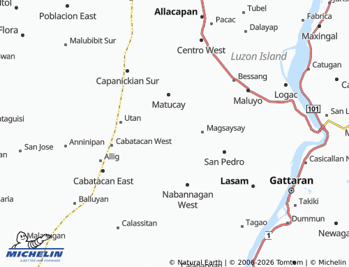 Mapa MICHELIN Tucalan Passing - ViaMichelin