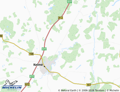 MICHELIN Kukečiai map - ViaMichelin