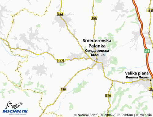 Mapa MICHELIN Glibovac - ViaMichelin
