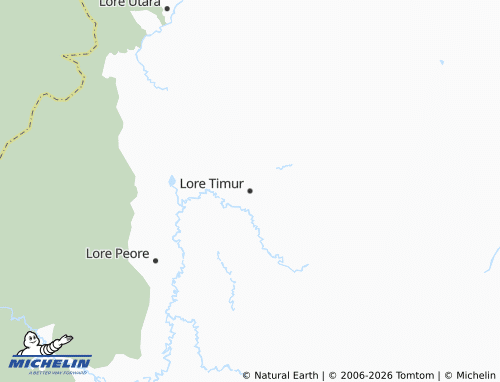 MICHELIN Lore Timur map - ViaMichelin