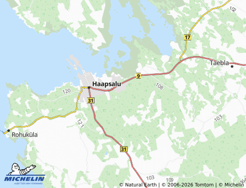MICHELIN Uuemõisa küla map - ViaMichelin