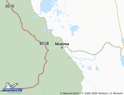Carte MICHELIN Muxima - ViaMichelin