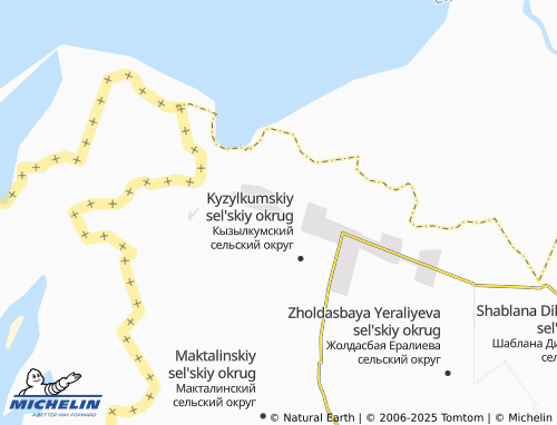 MICHELIN-Landkarte Kyzyltu - ViaMichelin