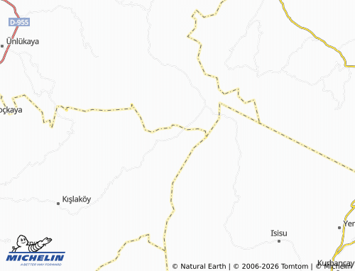 MICHELIN Güllüdağ map - ViaMichelin
