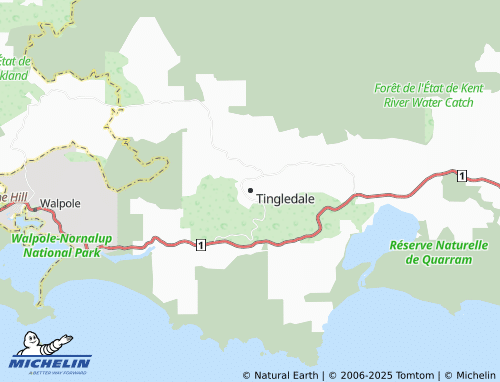 MICHELIN Tingledale map - ViaMichelin