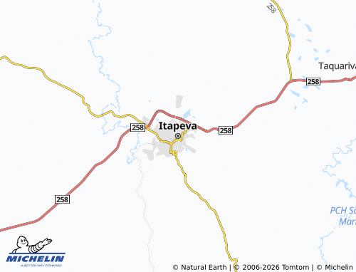 Carte MICHELIN Itapeva - ViaMichelin