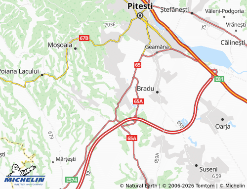 MICHELIN Albota map - ViaMichelin