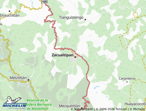MICHELIN Chililiapa map - ViaMichelin