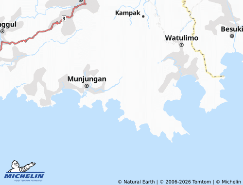 MICHELIN Bendoroto map - ViaMichelin