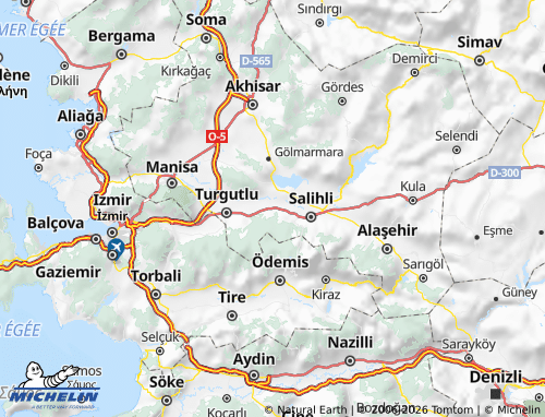 MICHELIN Ahmetli map - ViaMichelin