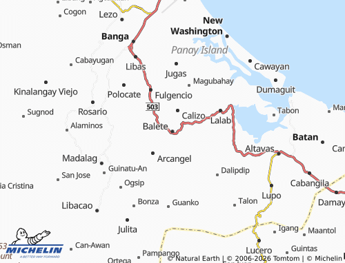 MICHELIN Balete map - ViaMichelin