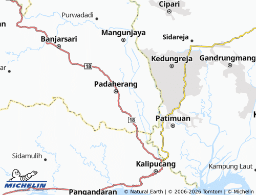 MICHELIN-Landkarte Karangsari - ViaMichelin