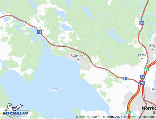 Carte MICHELIN Svärtinge - ViaMichelin