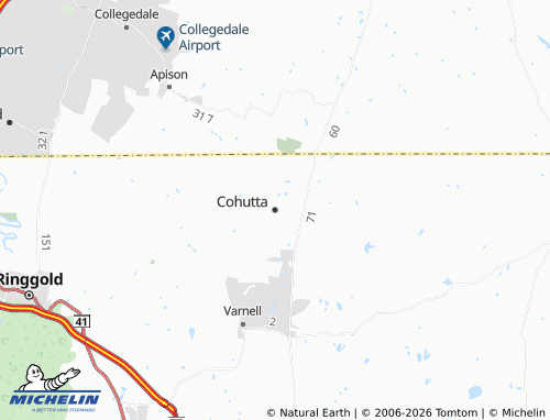 Mappa MICHELIN Cohutta - ViaMichelin