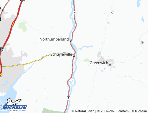 Kaart MICHELIN Schuylerville - ViaMichelin