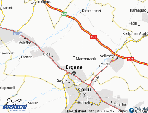 Mappa MICHELIN Marmaracık - ViaMichelin