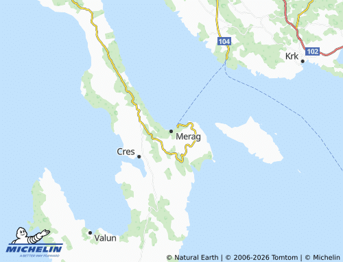 Mapa MICHELIN Merag - ViaMichelin