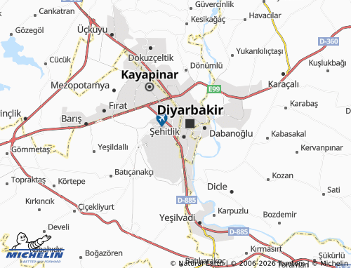 MICHELIN Alipınar map - ViaMichelin