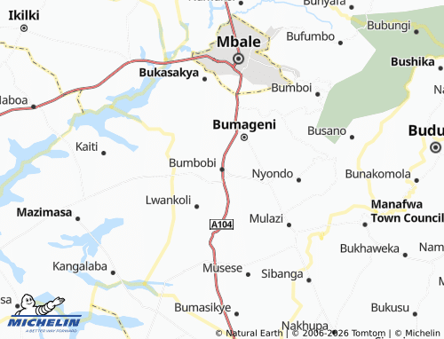 Mappa MICHELIN Bumbobi - ViaMichelin
