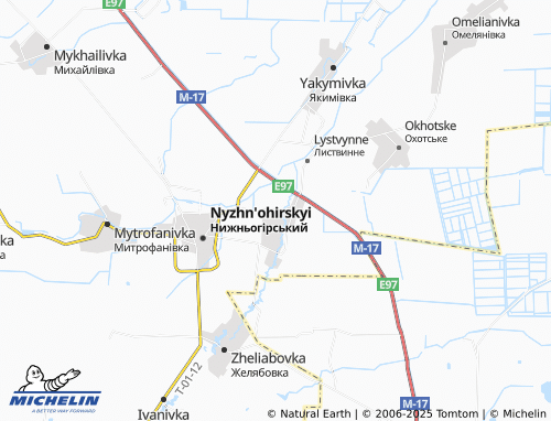 MICHELIN Uvarivka map - ViaMichelin