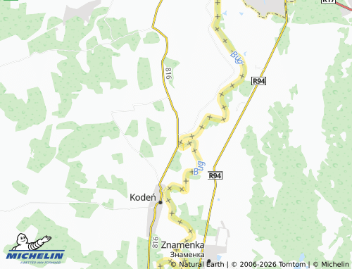MICHELIN-Landkarte Okczyn - ViaMichelin