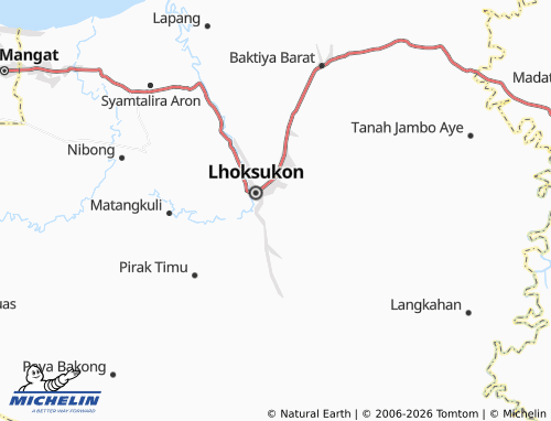 MICHELIN Mns Blang map - ViaMichelin