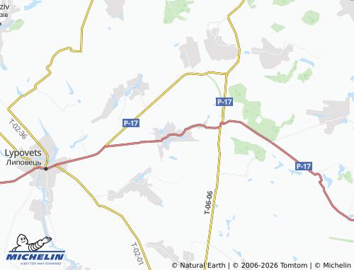 Mappa MICHELIN Rososha - ViaMichelin