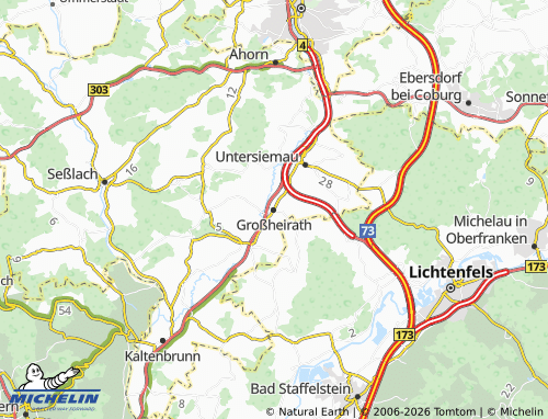 Mappa MICHELIN Großheirath - ViaMichelin