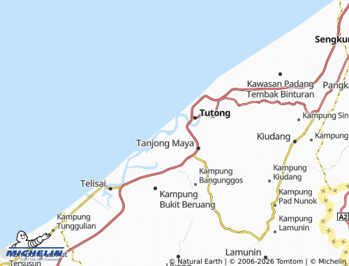 Mappa MICHELIN Kampung Kandang - ViaMichelin