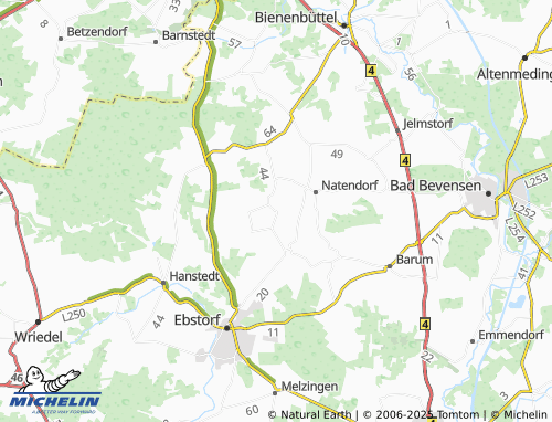 Mapa MICHELIN Haarstorf - ViaMichelin