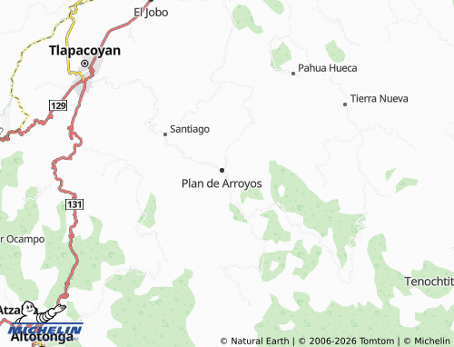 Mapa MICHELIN La Cadena - ViaMichelin