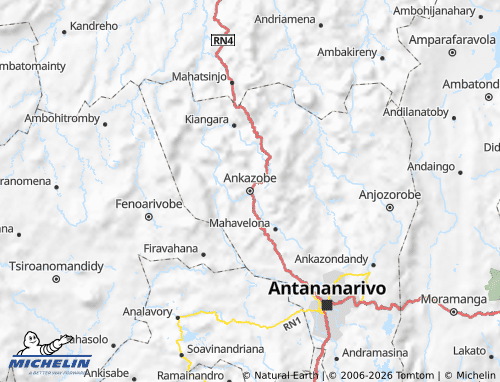 MICHELIN-Landkarte Ankazobe - ViaMichelin