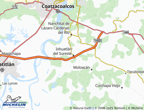 Mapa MICHELIN Veracruz - ViaMichelin
