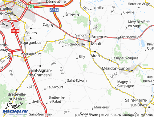 MICHELIN Billy map - ViaMichelin