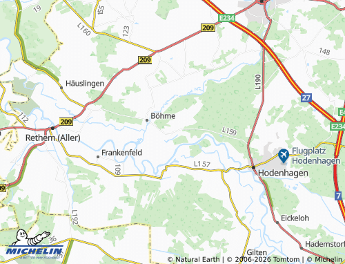 MICHELIN Bierde map - ViaMichelin
