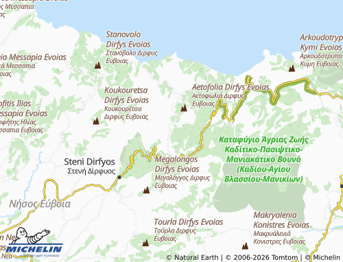 MICHELIN Stropones map - ViaMichelin