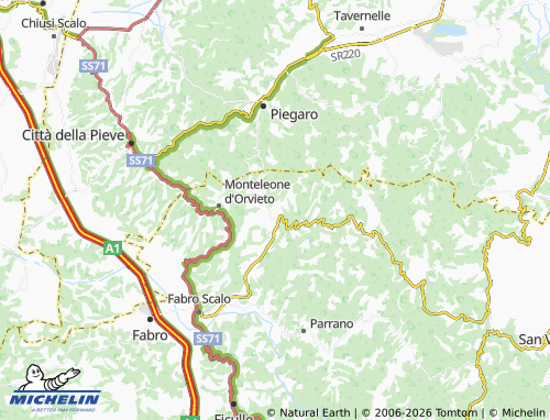 Mappa MICHELIN Montegabbione - ViaMichelin