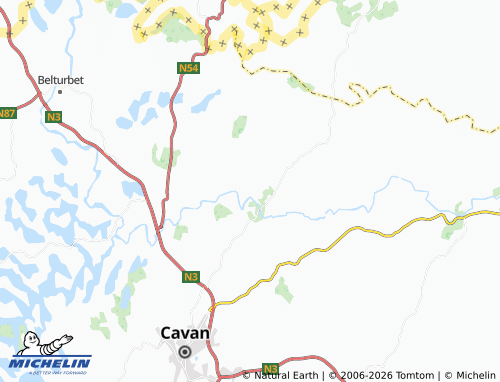 Mapa MICHELIN Carrickmore - ViaMichelin