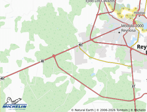 MICHELIN San Valentín map - ViaMichelin