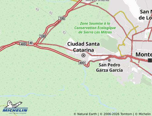 Mappa MICHELIN Privada las Flores - ViaMichelin