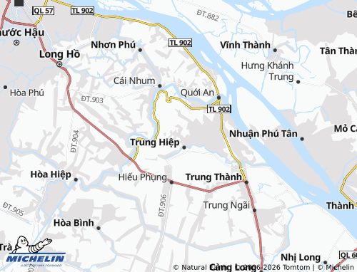 Mapa MICHELIN Trung Chánh - ViaMichelin