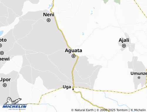 MICHELIN Aguata map - ViaMichelin