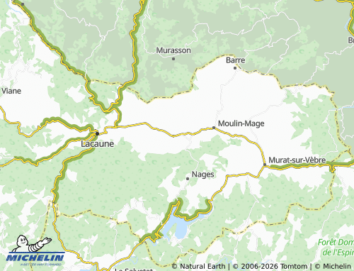 Mapa MICHELIN La Trivalle - ViaMichelin