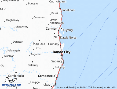 MICHELIN Dunggoan map - ViaMichelin
